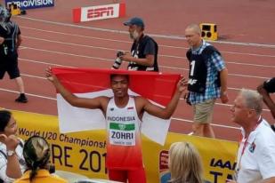 Lalu Muhammad Zohri Sabet Juara Dunia Lari 100 meter