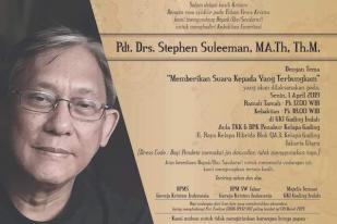 Stephen Suleeman dan Masa Depan Pembelajar Teologi di Indonesia