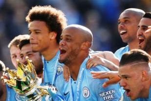 Manchester City Juara Liga Premier Inggris dengan 98 Poin