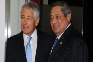 Menhan AS Temui Presiden SBY, Bahas Pertahanan Global dan Regional 