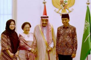 Raja Salman Temui Anak dan Cucu Presiden Soekarno