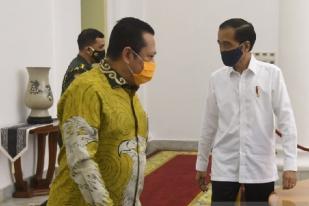 Presiden Jokowi dan Pimpinan MPR Bicarakan RUU HIP