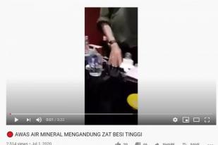 Gapmmi: Hoax Video Viral Pengujian Air Mineral