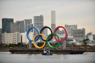 Tokyo Pindahkan Sementara Monumen Cincin Olimpiade