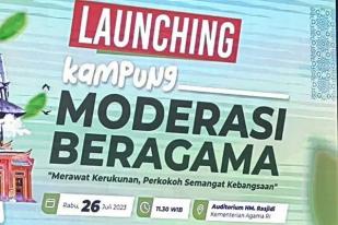 RI Luncurkan 1.000 Kampung Moderasi Beragama