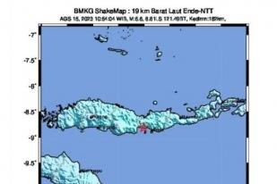 Gempa Magnitudo 5,6 Guncang Ende