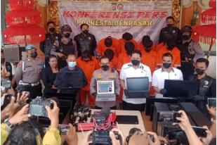 Polri Tangkap 31 Pelaku Judi Online di Bali