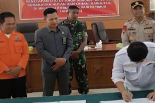 Barito Timur Siaga Darurat Bencana Karhutla