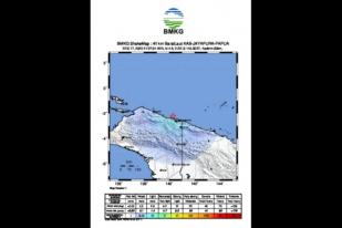 Gempa M 5,28 Jayapura Akibat Subduksi Lempeng