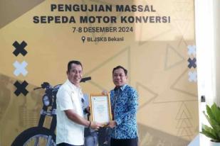 Kemenhub Uji Massal Motor Listrik Konversi