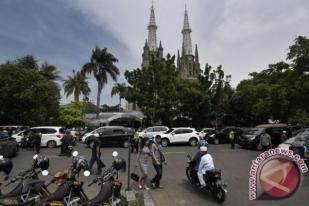 Pengurus Katedral Jakarta Sediakan Kantong Parkir Saat Salat Id