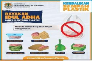 Kampanye Tanpa Kantong Plastik untuk Daging Korban Tanpa Sanksi Hukum