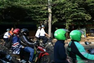 Kendaraan Masuk Jalur Sepeda di Jakarta Denda Rp500.000