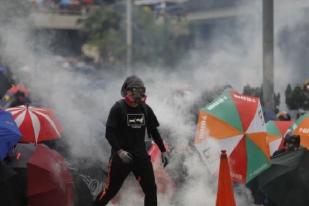 Jurnalis Indonesia Tertembak Saat Meliput Demo di Hong Kong