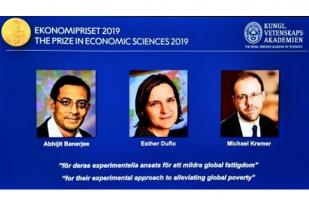 Hadiah Nobel Ekonomi 2019 untuk Upaya Atasi Kemiskinan Global