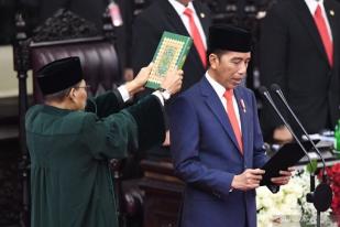 Jokowi-Ma'ruf Sah sebagai Presiden dan Wapres RI 2019-2024