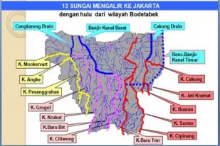 Ada Empat Sistem Utama Pengendalian Banjir di Jakarta