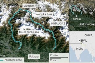 Badai Salju Himalaya: 39 Pendaki Meninggal 