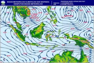 BMKG: Waspada Potensi Hujan Lebat Sepekan ke Depan