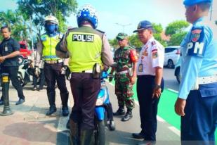 Polisi Tilang 66 Pelanggaran di Jalur Sepeda Jakarta