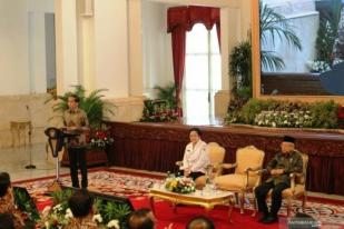 Presiden Jokowi: Titip Pancasila kepada "Sobat Ambyar"