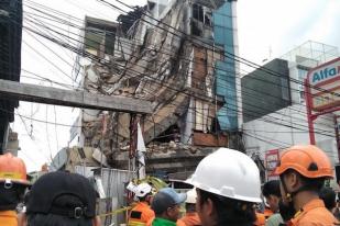 Gedung di Palmerah yang Ambruk Tak Memiliki IMB