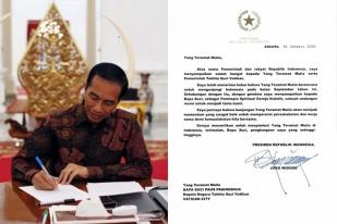 Beredar Isi Surat Jokowi ke Paus Kunjungi RI September 2020