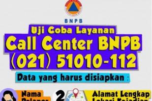 BNPB Luncurkan Uji Coba Layanan Operasional Call Centre 24 Jam