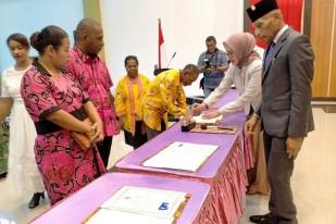 Ratusan Pasangan Ikut Pernikahan Massal di Jayapura