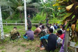 TMMD Arso Keerom Bangun Gereja dan Rumah Warga Papua