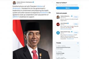 WHO Surati Jokowi Rekomendasikan COVID-19 Darurat Nasional