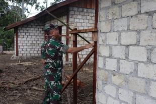 TNI Jayapura Mengecek Bangunan Gereja Kampung Kibay