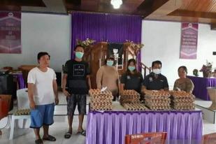 Gereja Minahasa Tenggara Bagikan Bantuan Pangan