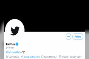 Solidaritas untuk Gerakan Hitam AS, Twitter Ubah  Warna Logo Jadi Hitam