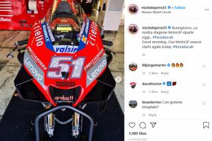 Pebalap MotoGP Tes Privat Sirkuit Misano