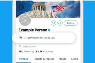 Twitter Labeli Akun Milik Pemerintah