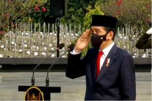 Jokowi Pimpin Upacara Peringatan Hari Pahlawan 2020