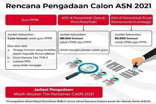 Pendaftaran CASN 2021 Mulai April