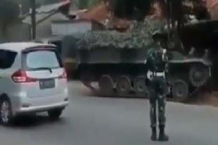 TNI Bantah Kerahkan Tank untuk Penyekatan Larangan Mudik