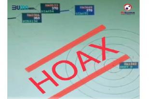 Hoaks: Video Radar Enam Pesawat Diduga Berisi WNA