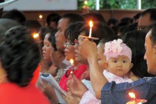 10 Ribu Umat Kristen Rayakan Natal di Ruko Bekasi Utara