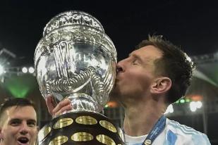 Messi Cedera Saat Laga Final Copa America, Argentina Juara