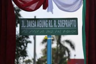 Bandarlampung Namakan Jalan dari Eks Jaksa Agung R Soeprapto