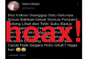 Hoaks Warga Baduy Tetap Sehat Walau Tidak Divaksin