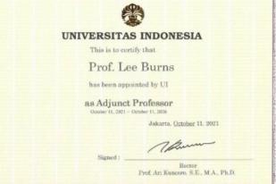  UI Anugerahi "Adjunct Profesor" kepada Guru Besar Universitas Sydney