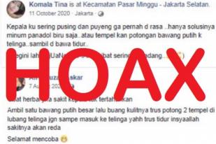 Misinformasi! Letakan Bawang Putih di Telinga Redakan Sakit Kepala