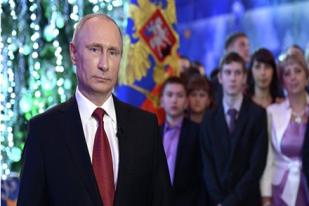 Presiden Rusia, Vladimir Putin Bertahun Baru dengan Korban Banjir