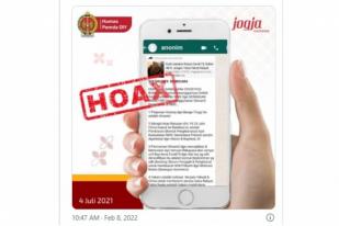 Hoaks! Sultan Yogyakarta Sebut COVID-19 Sandiwara Bisnis