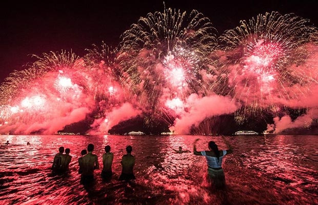 Tahun Baru 2014 dari Timur ke Barat, Berdasar Zona Waktu