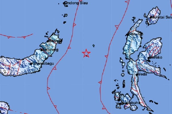 Gempa Bumi Mengguncang Wilayah Nagan Raya, Aceh dan Bitung, Sulawsi Utara